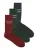JACK & JONES Sokken ‘JACNORREBRO’  marine / spar / wijnrood / wit
