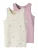 NAME IT Onderhemd  lichtblauw / donkerblauw / taupe / lichtroze