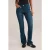 We Fashion 5-pocket Mid Waist Dark Blue