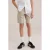 WE Fashion slim chino short beige