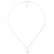 Orphelia Dames 925 Sterling Zilveren Ketting met Hanger – Zilver ZH-7010