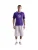 NIKE Functioneel shirt ‘T90 Energy’  lichtgrijs / violetblauw / rood / wit