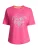 salzhaut Shirt ‘Paradise’  lichtblauw / pink / wit