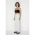 Dames Hoge Taille Wijde Jersey Broek