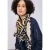 Street One Dames Streepjesdoek met leeuwendetails in Bruin