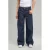 America Today mid waist wide leg jeans dark blue denim