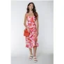Colourful Rebel Zeva Big Flower Midi Dress Multicolor