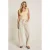 Para Mi straight high waist broek crème