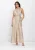 Dante6 Maxi Jurk Dames Heavenly Metallic Halter Dress,