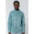 Colourful Rebel Luca Zip Shirt Grey Blue