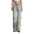 Jeans Straight high waist flatterend met geborduurde schelpdetaillering vrouw It’s Basic