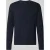 lindbergh slim fit gebreide trui van katoenmix