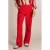 Ivy Beau wide leg high waist capri rood
