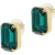 OTAZU Lady Di Earrings Emerald Green