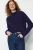 TRENDYOLMİLLA Dames Donkerblauw Effen Lang Loszittend Vesten
