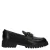 No Stress chunky leren loafers met profielzool – zwart