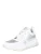 BUFFALO Sneakers laag ‘Batter soft’  zilver / wit