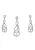 faina Sieraden set  zilver / transparant