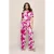 Benfield Print Broek Licht Berry / Offwhite