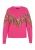 faina Trui  goud / fuchsia