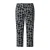 Colletta straight high waist casual broek zwart