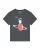 Watapparel Shirt ‘ Astronaut says Hi ‘  antraciet / pink / wit