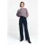 Rich & Royal Cargo Pants With Pleat Midnight Blue