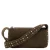 Mango suede crossbody tas kaki