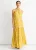 Animal Jacquard Halter Hals Maxi jurk
