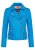 Dames leren blauwe Brando bikerjack – Loddon