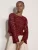 Apricot Blouse ‘ ‘  bordeaux