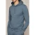 Reiss Ls Interlock Hoody Airforce Blue