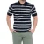 Guess Heren Gestreept Polo Shirt (Zwart)