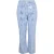 AmyLynn Dames Versierde 5 Pocket Jeans (Blauw)