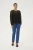 Blouse met lange mouwen Regular fit Black Deep