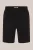WE Fashion – Heren relaxed fit sweatshort met structuur – Relaxed Fit – Zwart – Katoen –