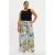 YOEK wide leg regular waist gebloemde broek multi