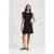 Karl Lagerfeld Fabric Mix Dress Black