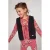 Jubel reversible teddy gilet Moon Flowers antraciet/roze