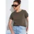 Dames T-shirt met ronde hals en korte mouwen