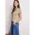 Shirt met ronde hals en knoopdetails