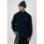 Prohibited katoenen oversized kabeltrui – donkerblauw