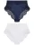 Next Slip  navy / wit