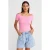 Dames Slim Fit Bootnek T-shirt