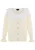 NAEMI Gebreid vest  champagne / zilver / wit