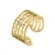 Luxe ring in 18K geel goud – Zaie