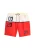 Superdry Zwemshorts  knalrood / zwart / wit