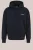 WE Fashion – Heren regular fit hoodie met print – Loose fit – Donkerblauw – Katoen –
