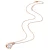 Rafaela Donata Ketting  rose-goud / transparant