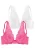 PETITE FLEUR BH  pink / wit
